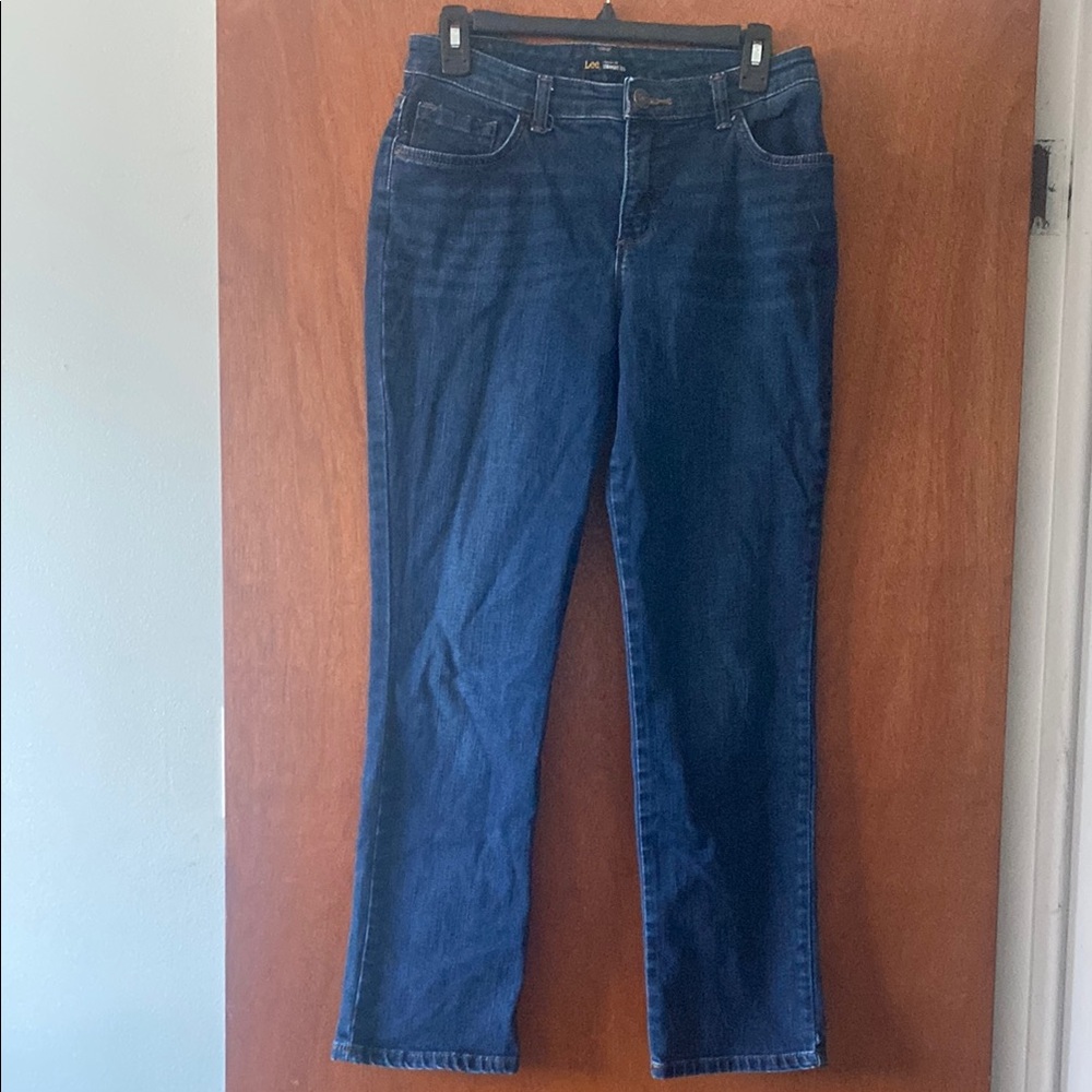 Lee Blue Straight Leg Jeans Classic Denim